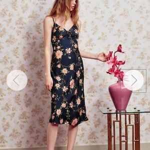 Urban Outfitters Satin Midi Dress